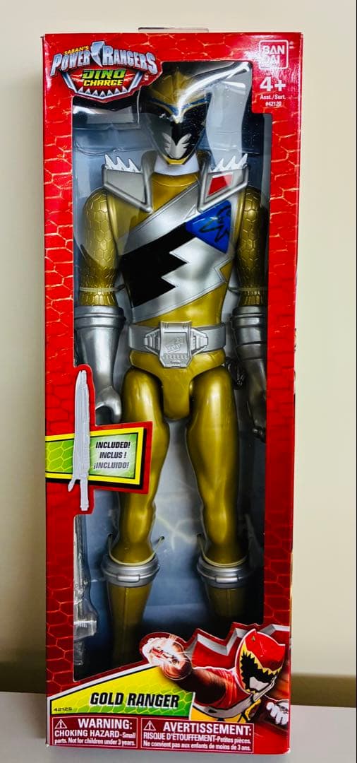 パワーレンジャー ゴールドレンジャー、キョウリュウゴールド　ビッグソフビ