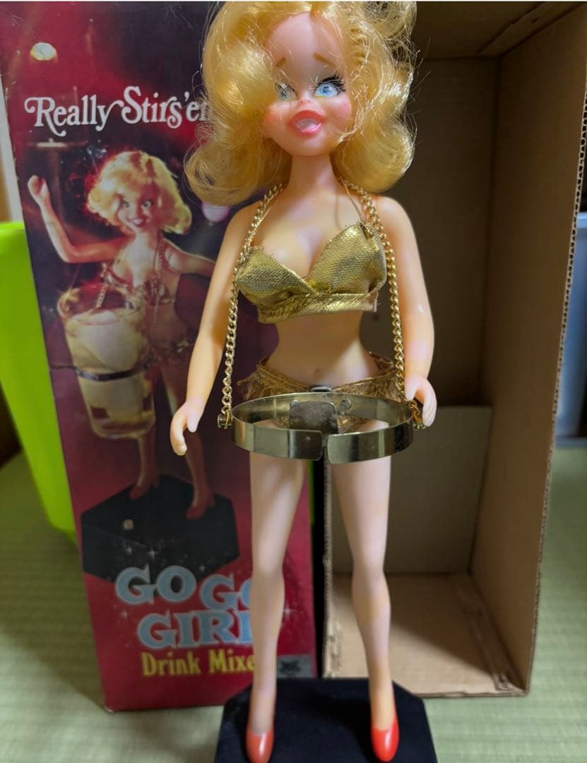 【箱付】GO GO GIRL Drink Mixer TOMY 雑貨 レトロ
