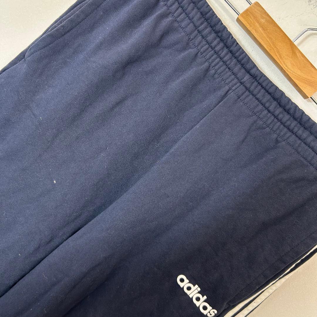 adidas ネイビー ジャージパンツ 3本ライン