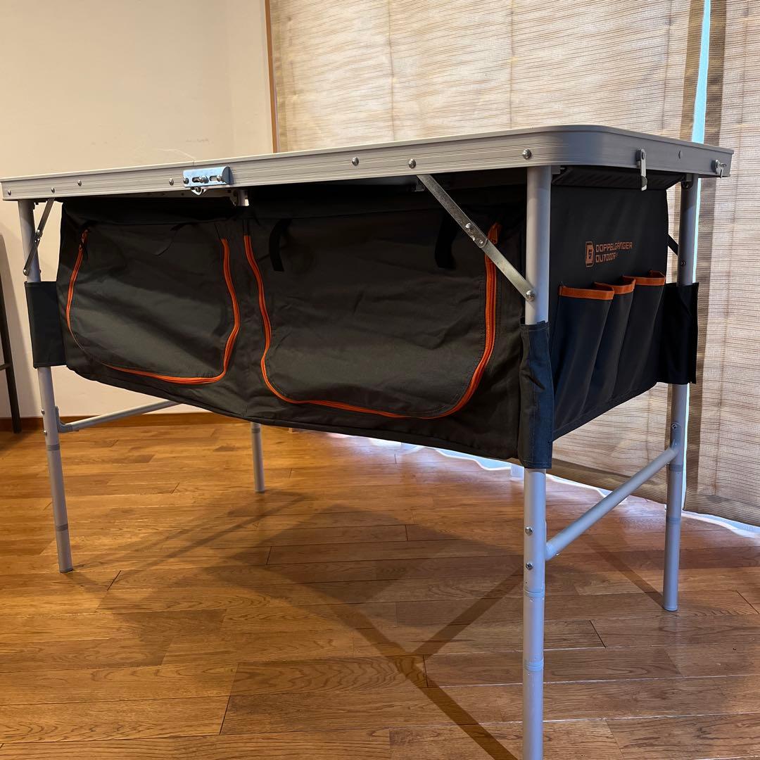 【良品】ドッペルギャンガー ストレージアウトドアテーブル