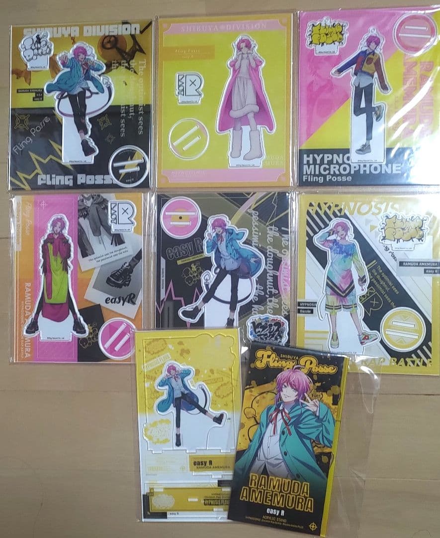 ヒプノシスマイク 飴村乱数 アクスタ お顔ヘアゴム