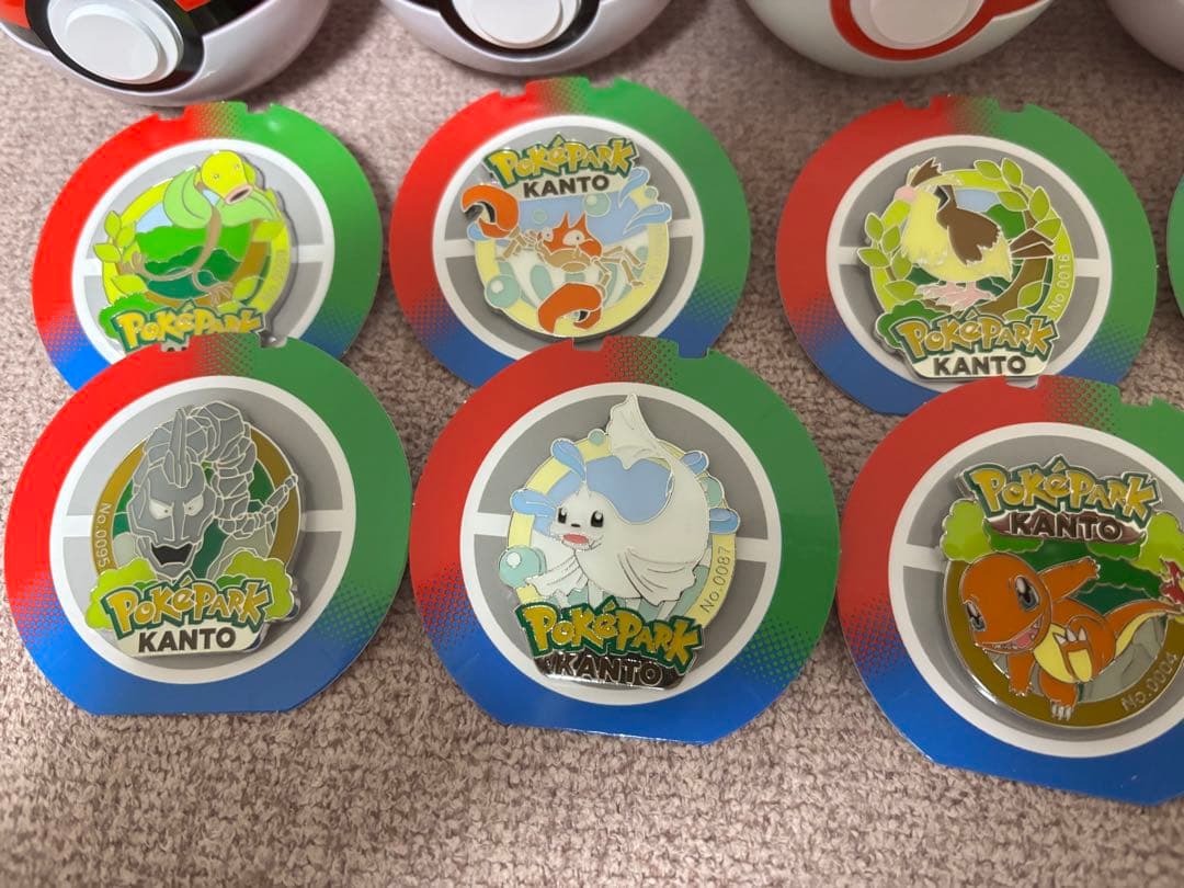 ポケパークカントー ピンバッジ ピンズ セット 研究ノート冊子