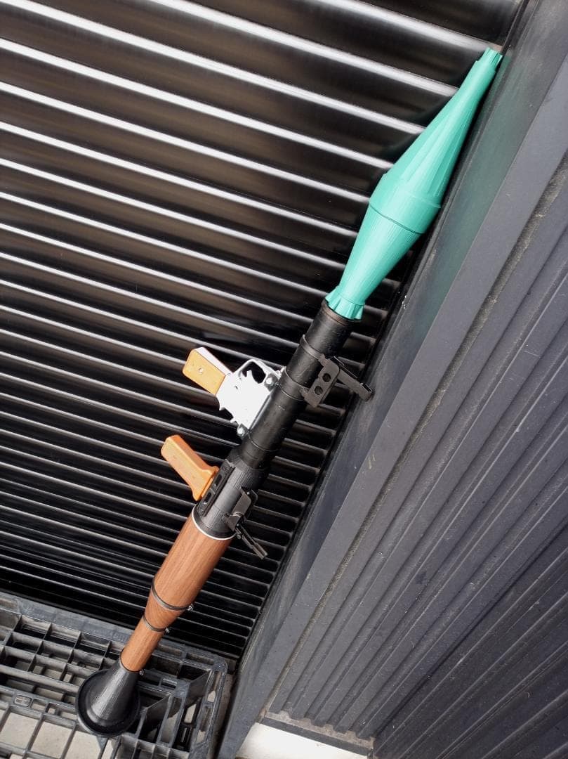 フルスクラッチ RPG-7 ロケットランチャー 3Dプリンター 成形 Q