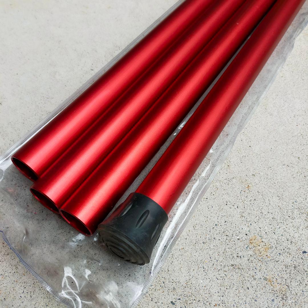 ✨美品 Peak ウィングポール　レッド240cm ヘキサタープ