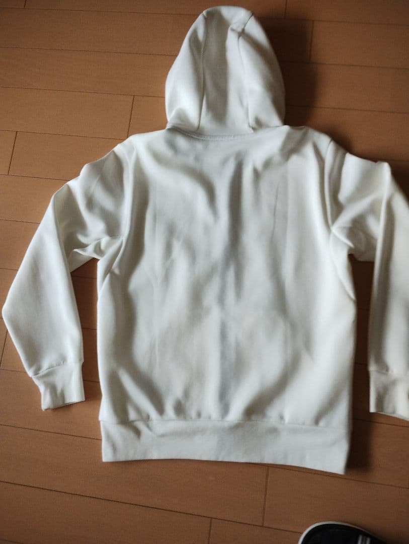 UNIQLO フルジップフード付きパーカー Lサイズ ホワイト