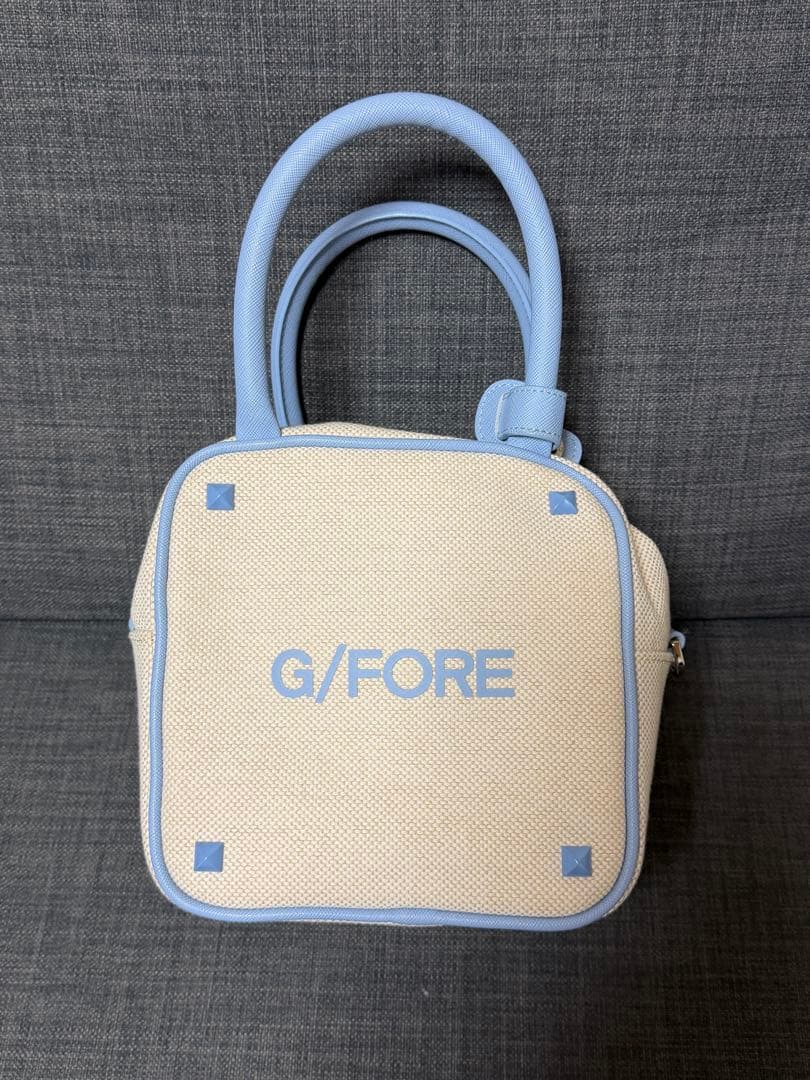 ゴルフ レディース ラウンドバッグ ショルダーバッグ GFOREジーフォア　水色