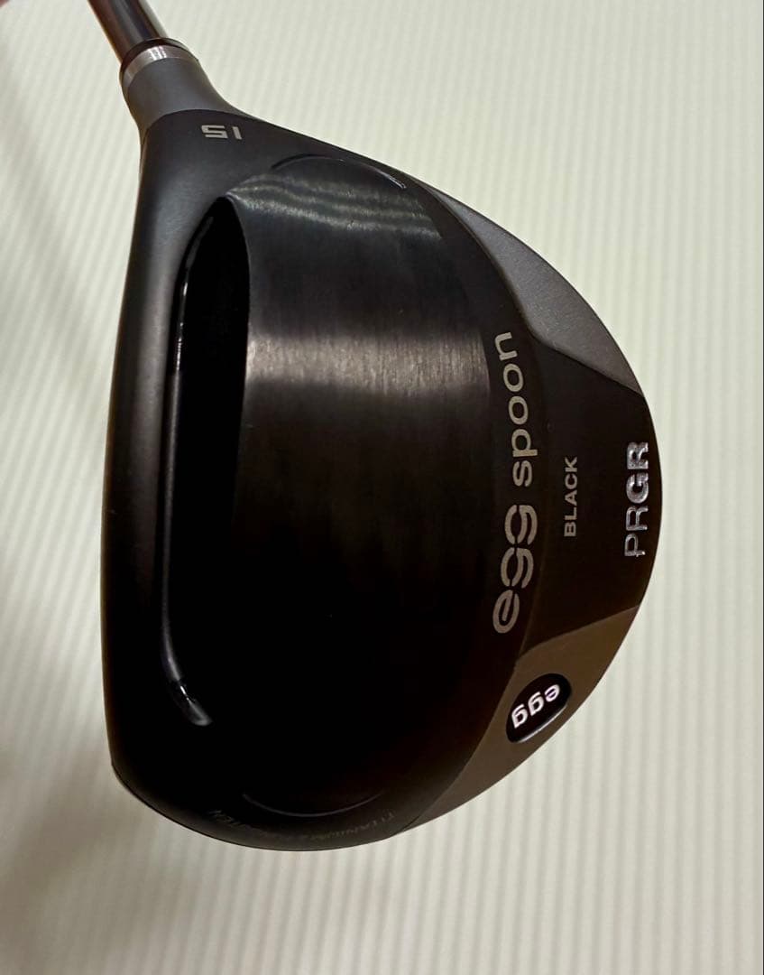 【美品】PRGR egg spoon ブラック 15度S