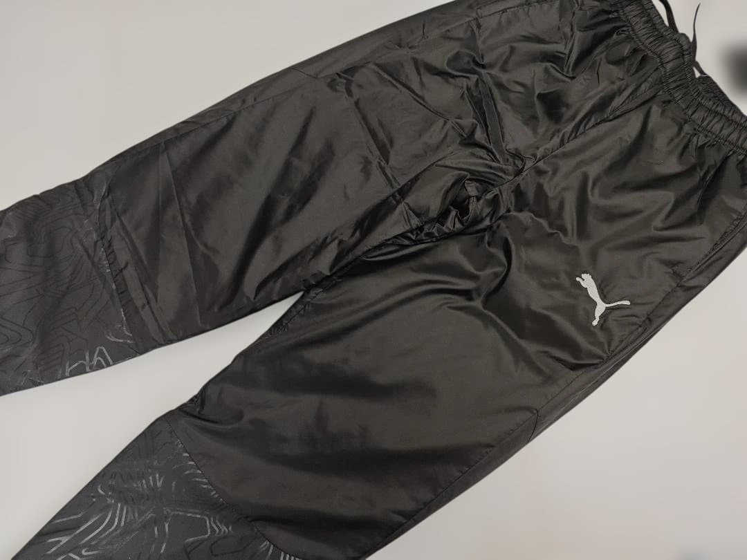 定価24200円 プーマ メンズM 新品 TEAMFINAL 中綿上下 赤×黒