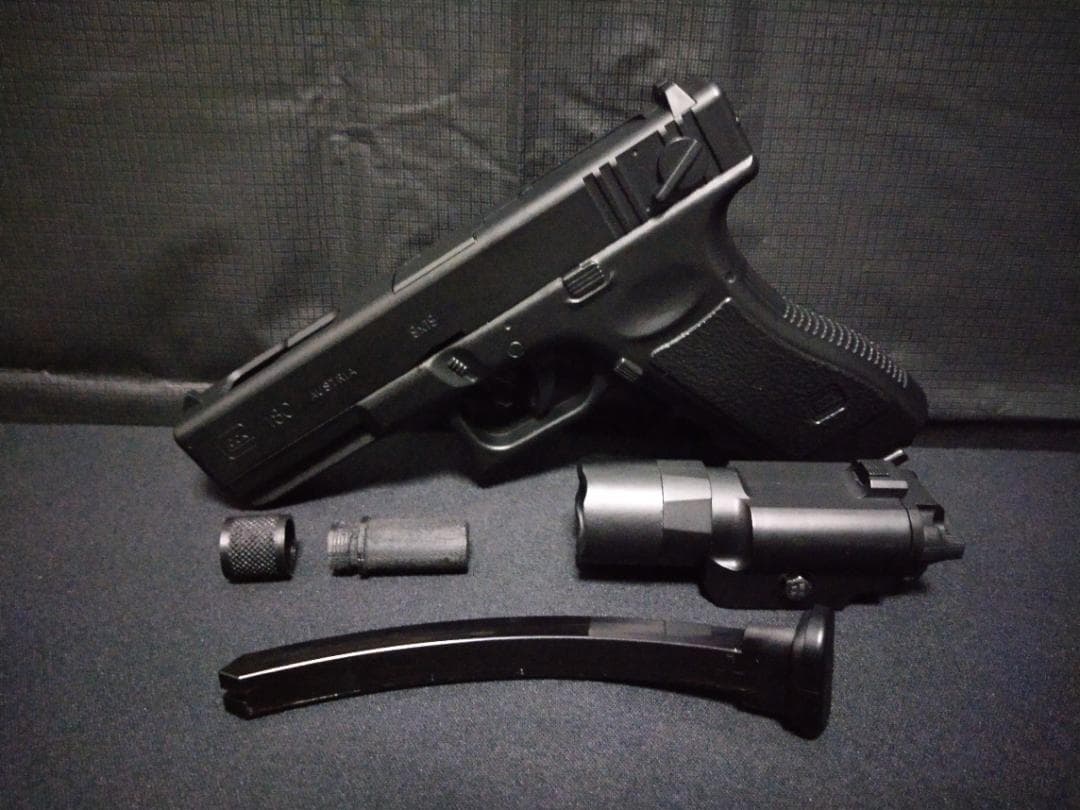 [強化カーボンPギア] グロック G18C マルイ 10禁 電動ブロ [動作品]
