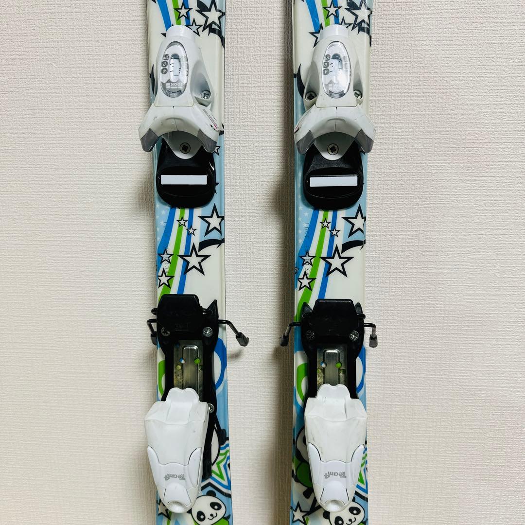 SWALLOW PANDAキッズスキー板　ストックセット 100cm パンダ