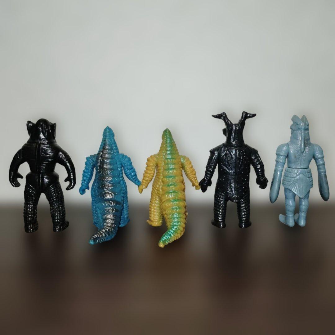 激レア 怪獣くんシリーズ ミニソフビ　レッドキング(青成形) バンダイ