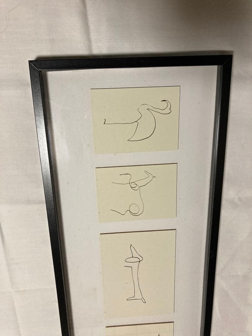 IKEA ピカソ動物の線画5枚セット