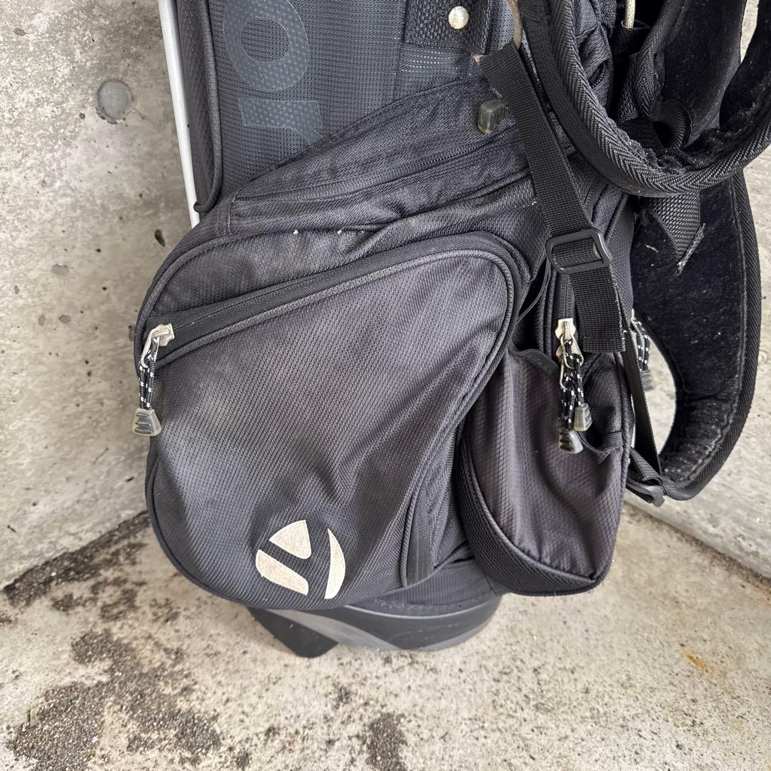 TaylorMade ブラック スタンド　ショルダー付き　キャディバック
