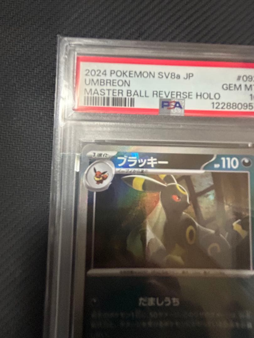ブラッキー マスターボールミラー PSA10　マスボミラー
