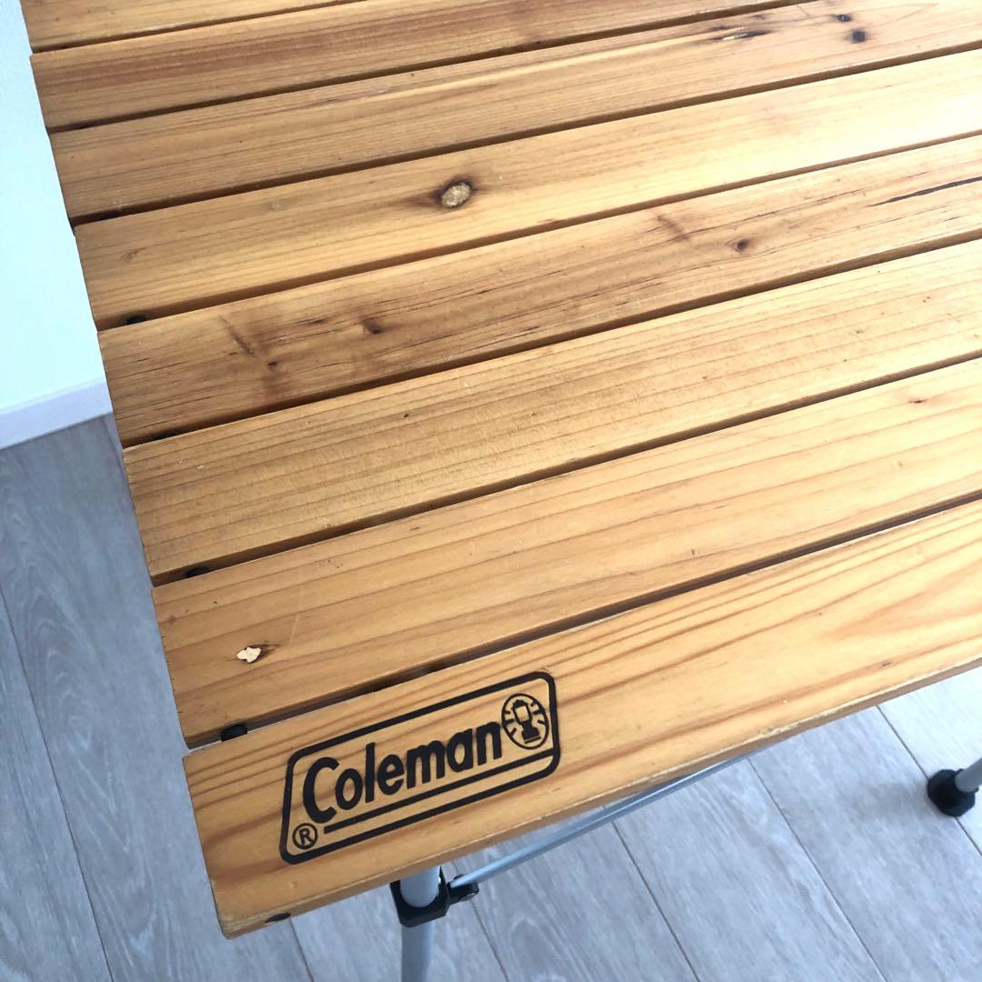 Coleman⭐️コールマン⭐️ナチュラルウッドロールテーブル　65