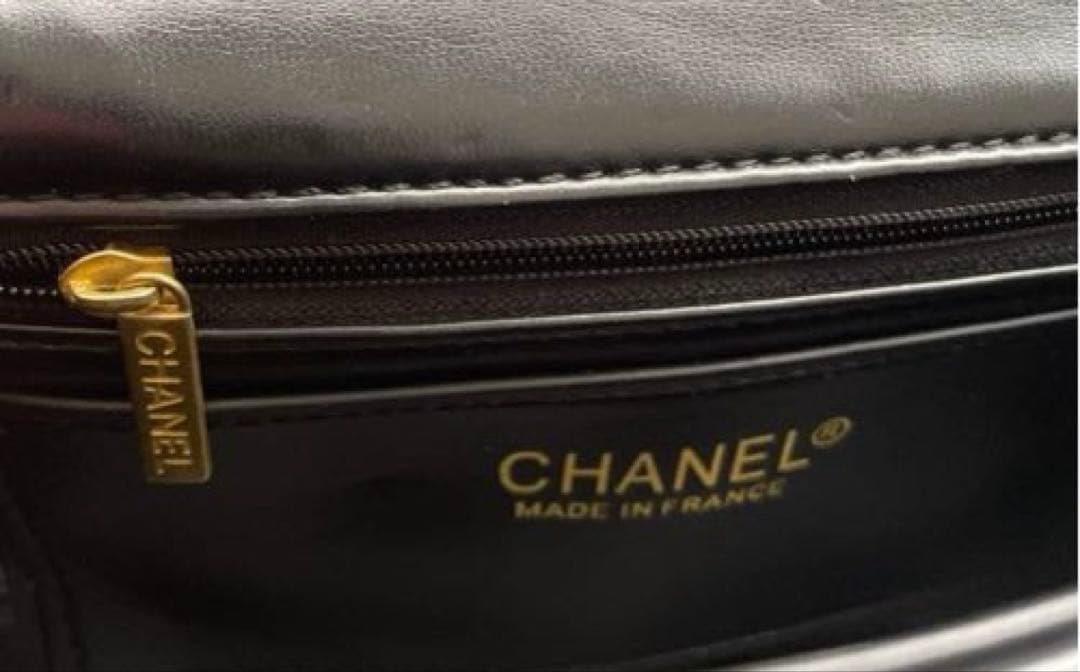 【専用購入で1000円引き】CHANEL ハンドルゴールドプレート　キルティング