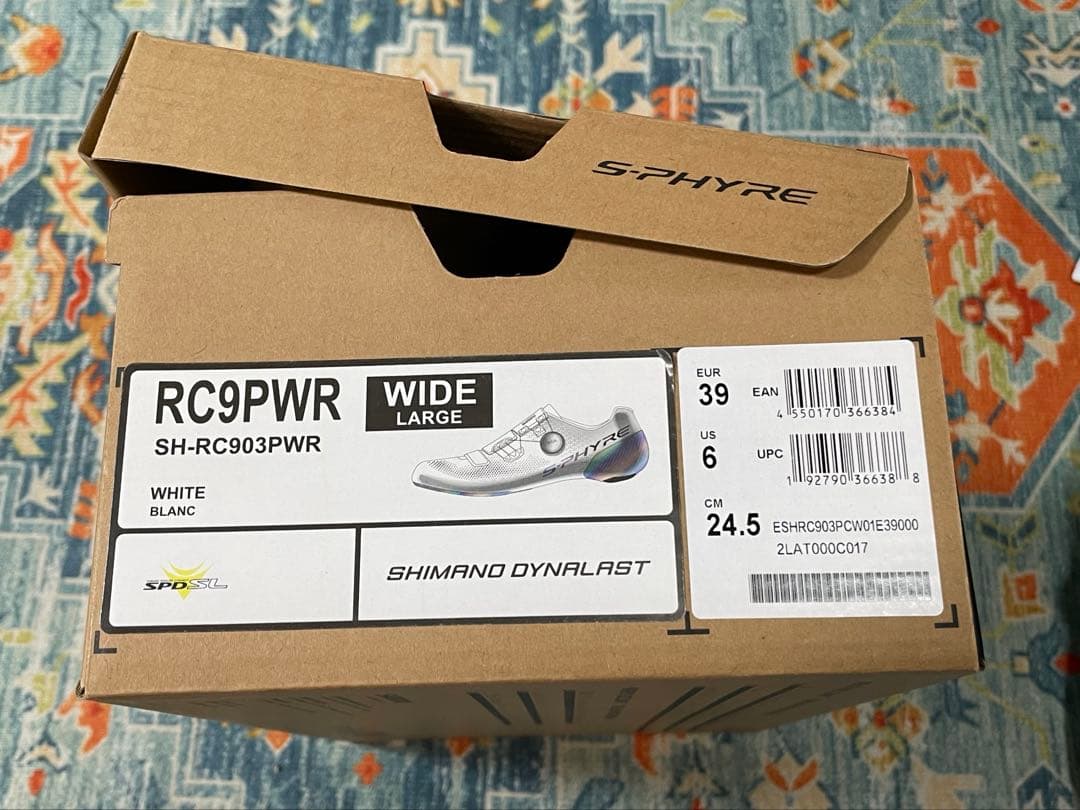 シマノ S-PHYRE SH-RC903PWR WIDE ホワイト24.5cm