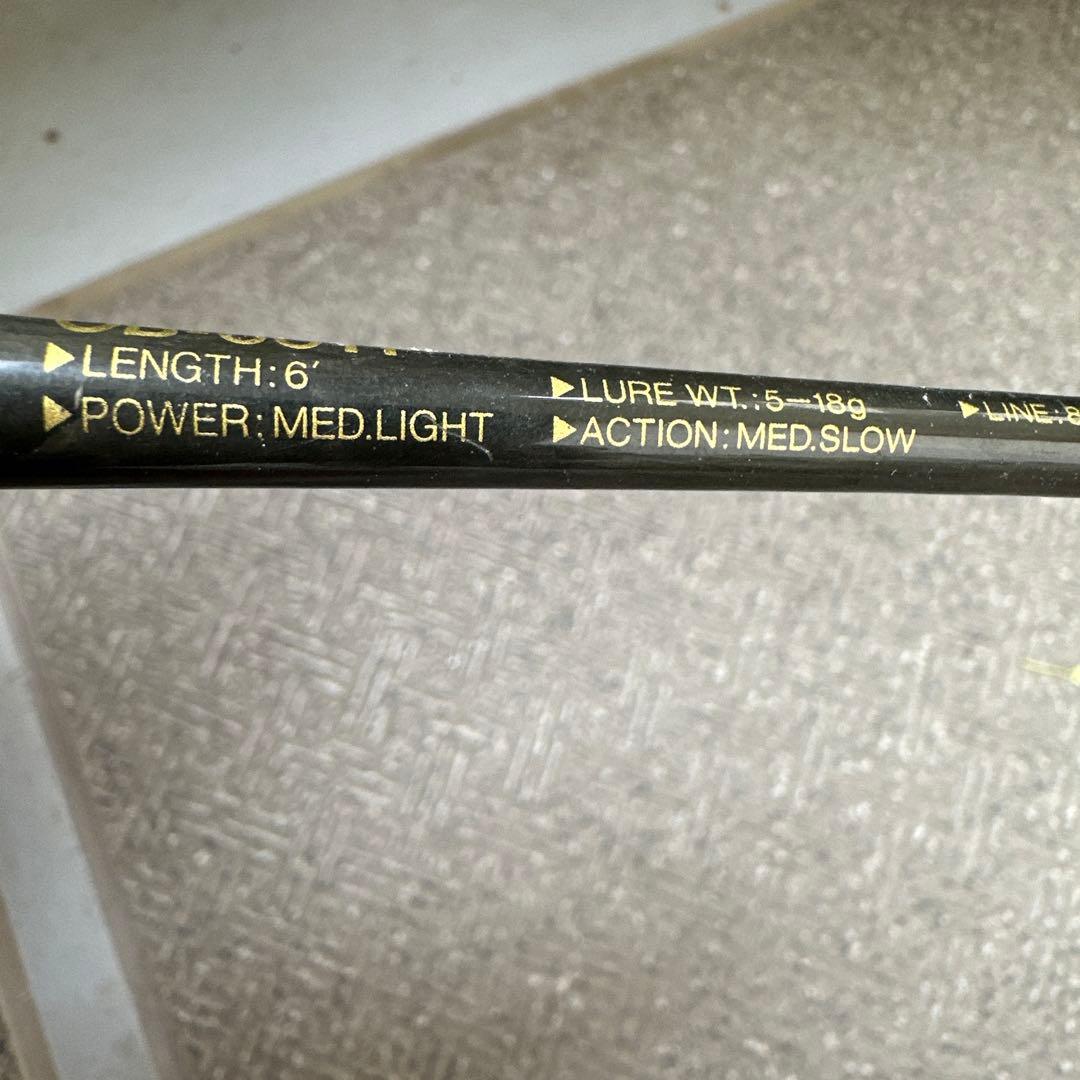 SMITH MW59N バスロッド 5'9\"３本セット売り