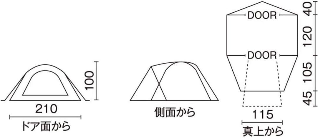 最終値下 美品 Coleman テント ツーリングドーム st+ 1~2人用