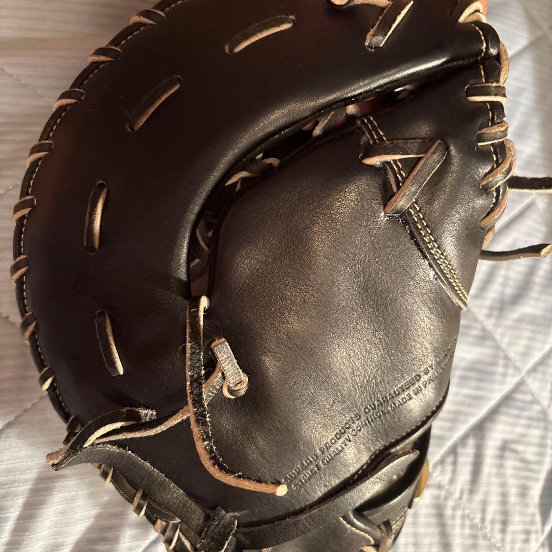 Mizuno グローバルエリート軟式グローブ 黒 レザー