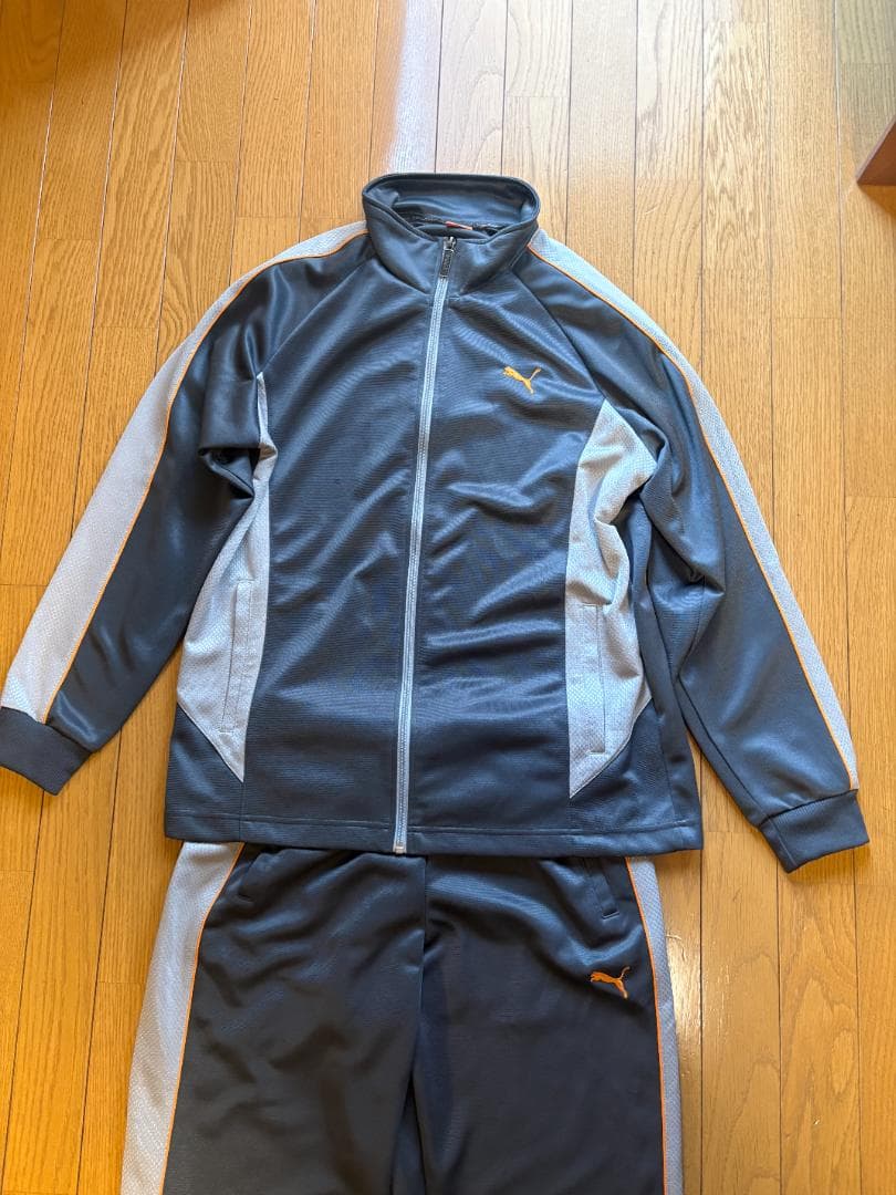 PUMA ジャージ上下セット グレー