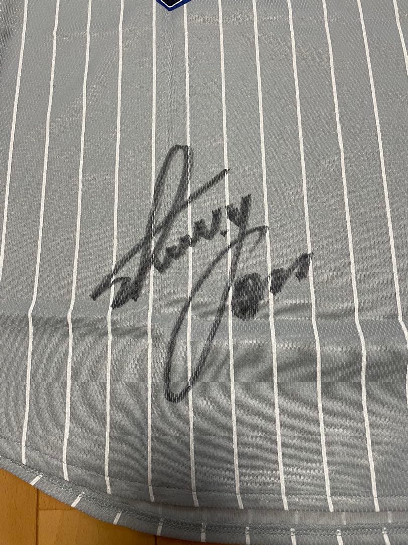 横浜ベイスターズ　山口俊　サイン　ユニフォーム