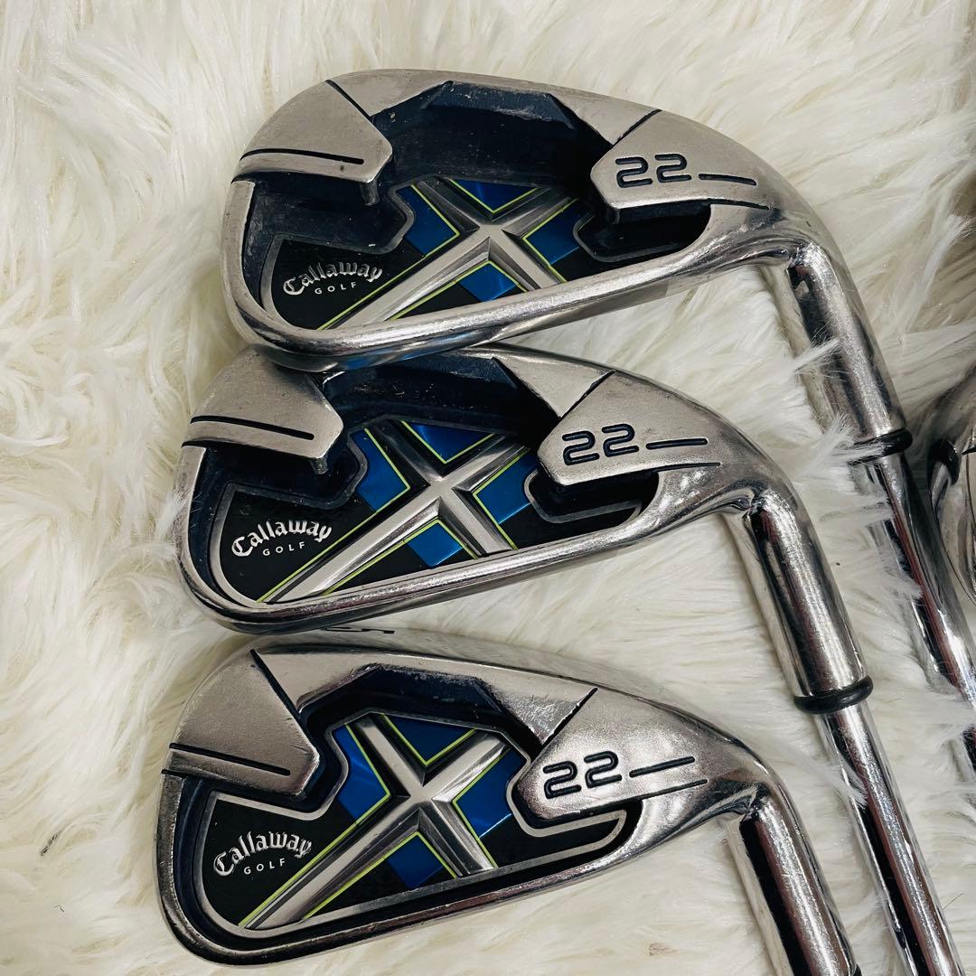 ★キャロウェイ X-22 6本アイアンセット S Callaway X22