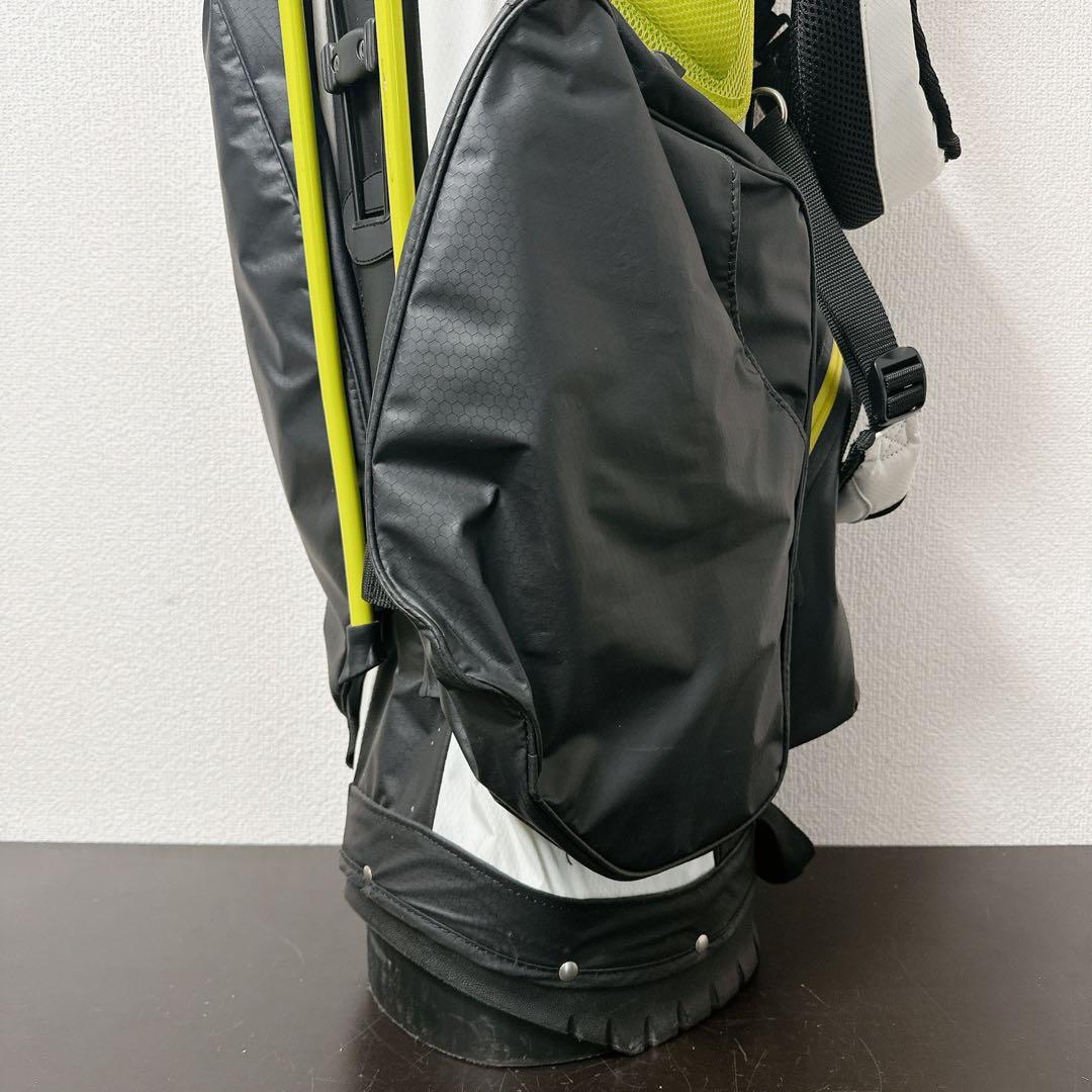 美品　PORSCHE ポルシェ ゴルフバッグ スタンド型 7分割 口径25cm
