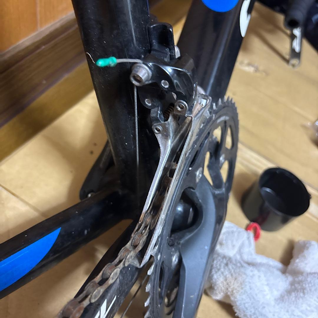 TCR リペア前　GIANT aluxx SL ギア付きShimano105