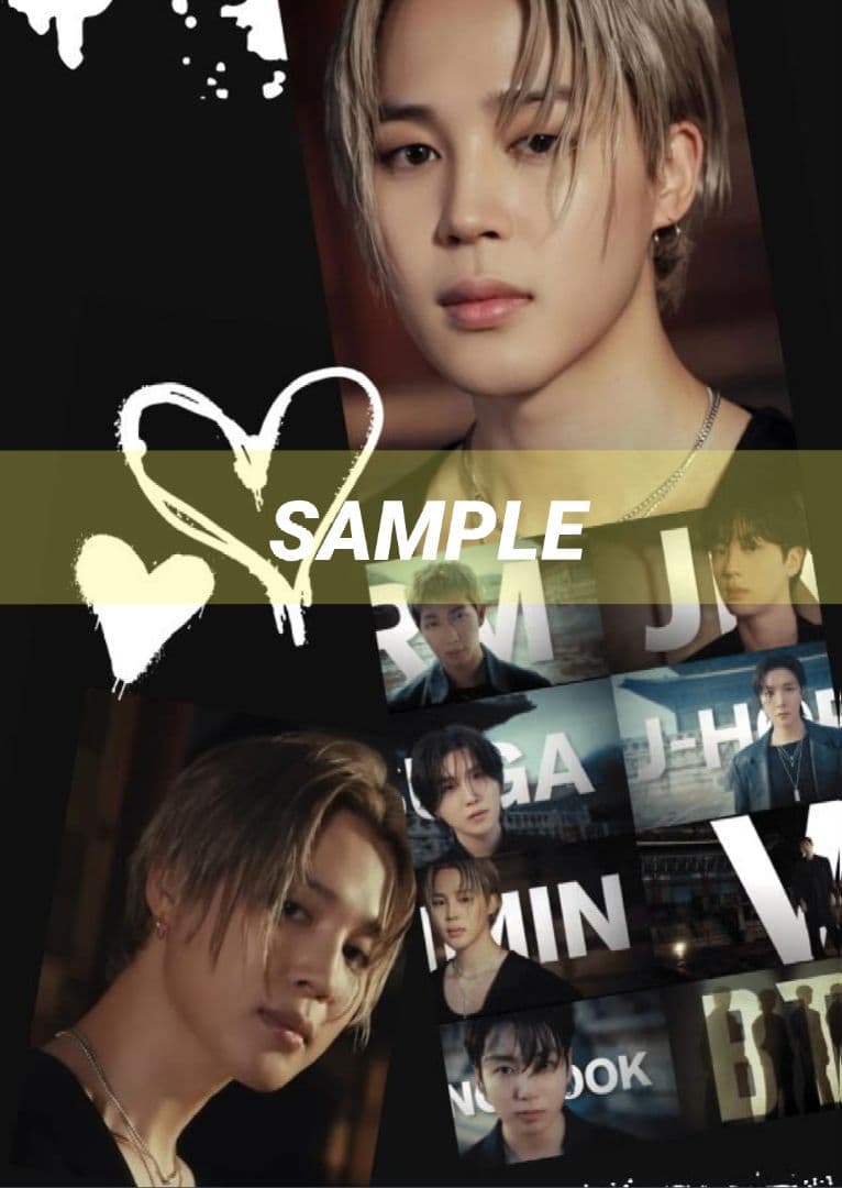 ✤ゆん✤ 【ALL♡JIN♡JIMIN♡V】 デザインフォトセット