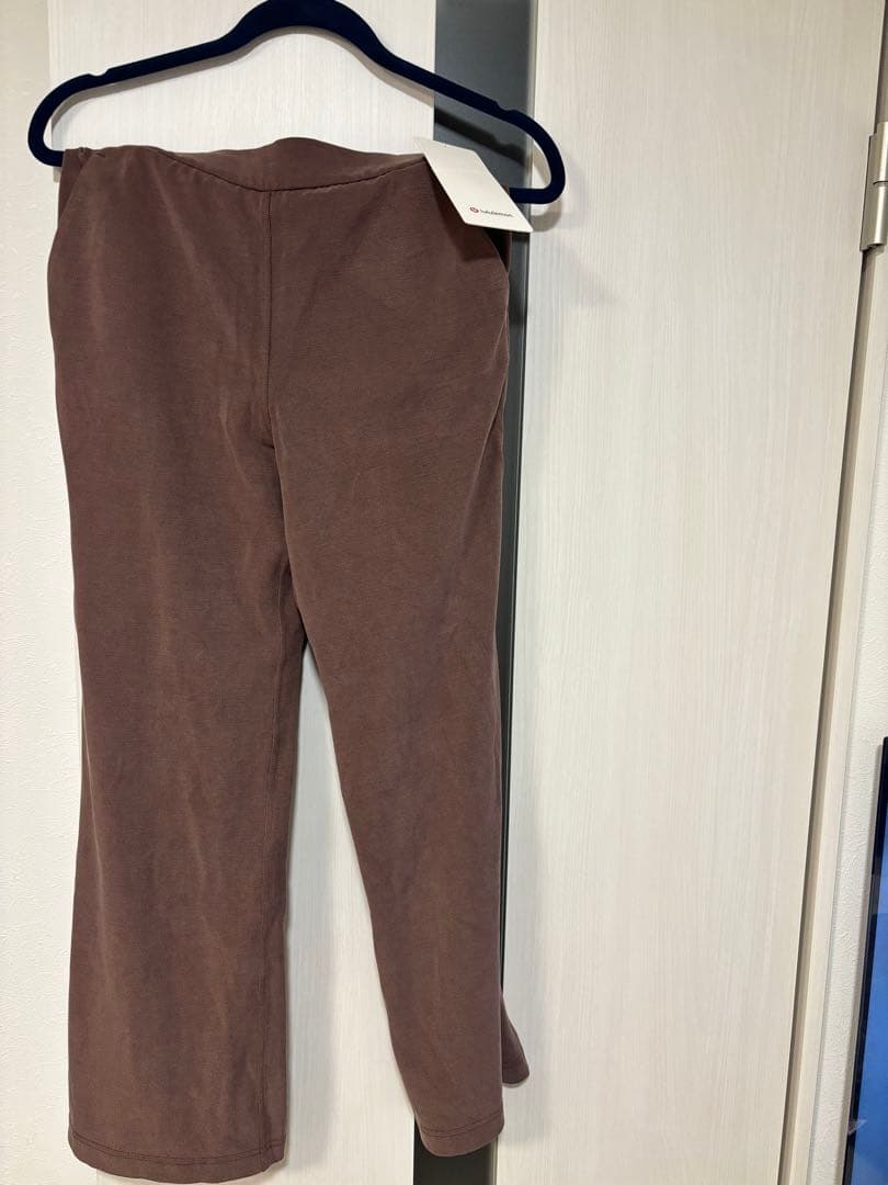 lululemonSoftstream ワイドレッグパンツ S ブラウンショート