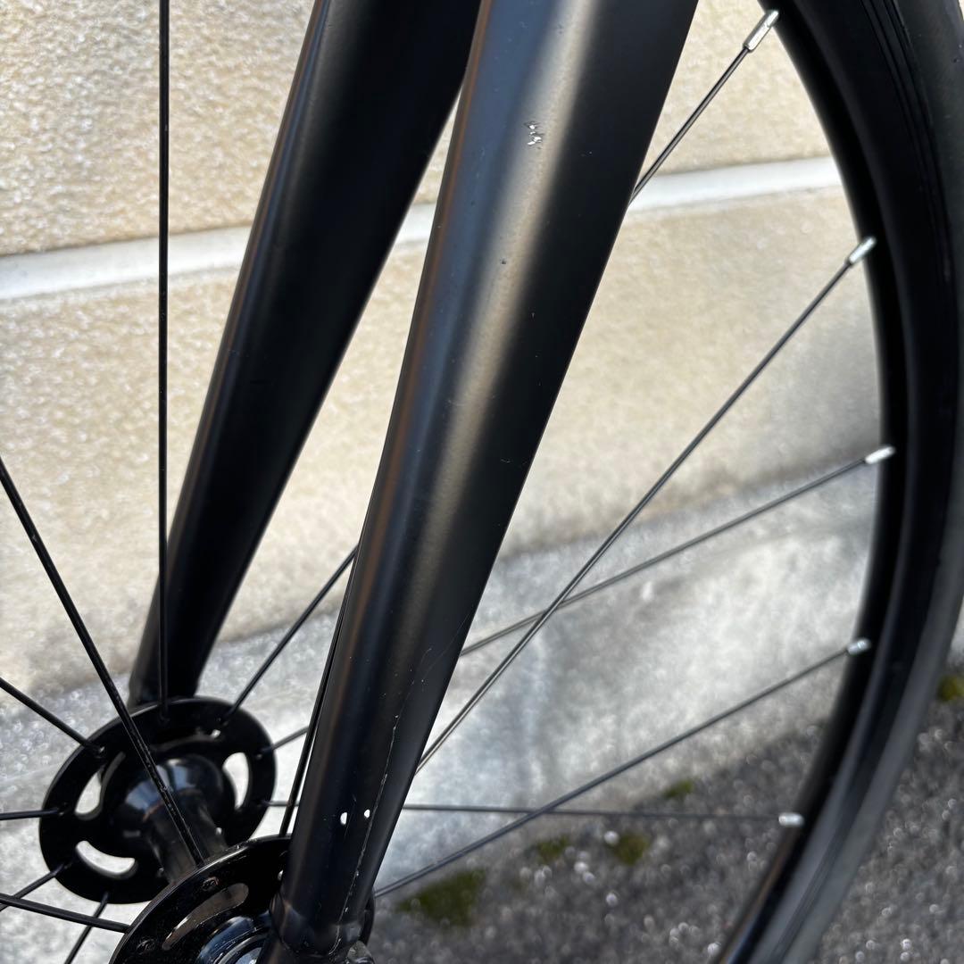 【引取り限定】UNIZE ピストバイク ブラック Lサイズ 完成車