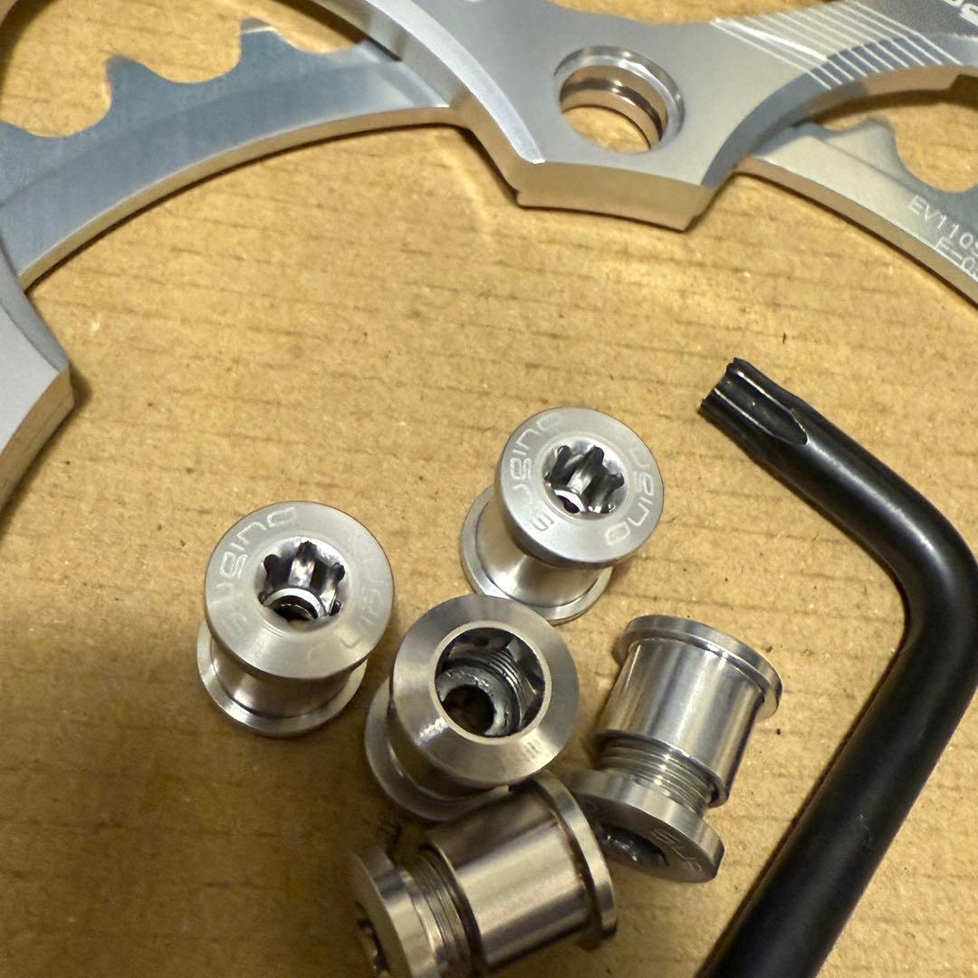 SUGINO EV110Sチェーンリング48T-34T 専用ボルト・工具付き