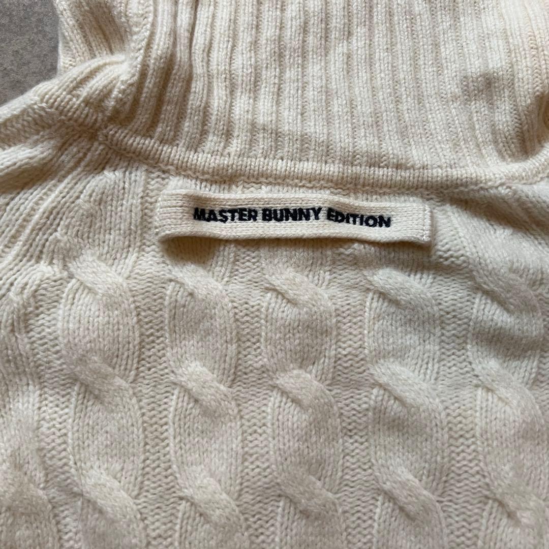 MASTER BUNNY EDITION ケーブルニットセーター
