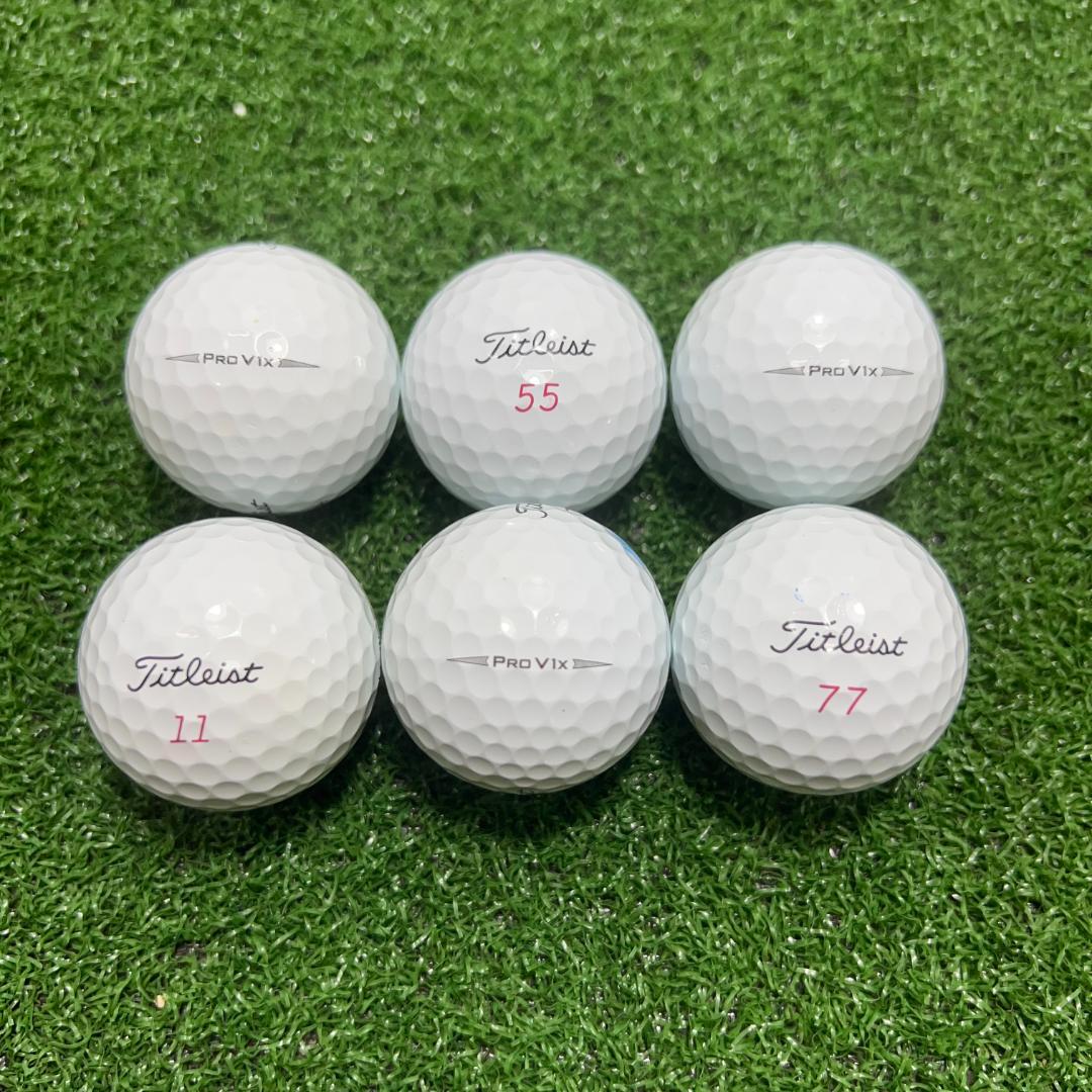 【S132】Titleist PRO V1X 白 19年 ロストボール 24球