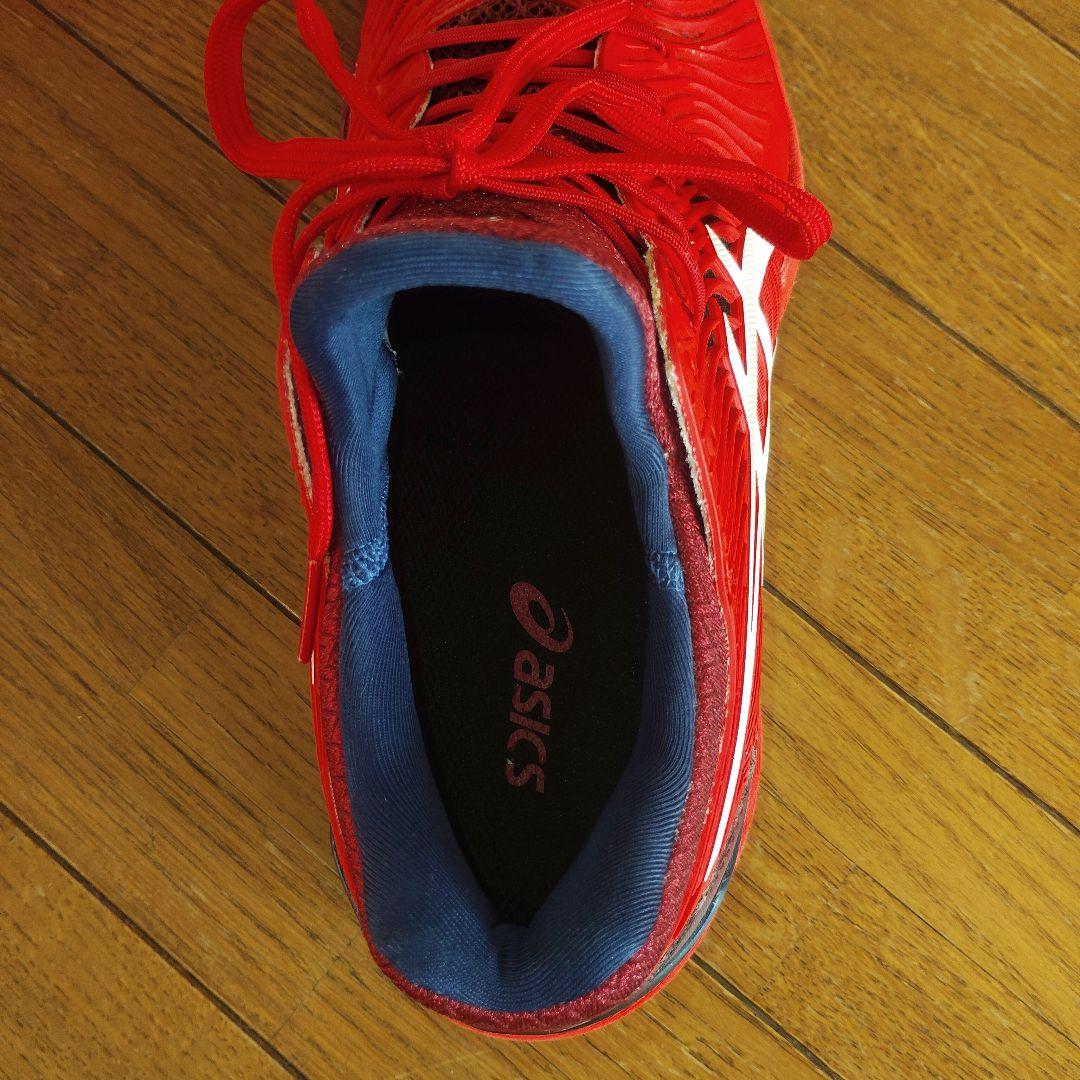 極美品 asics court FF2 アシックス オールコート 赤 レッド
