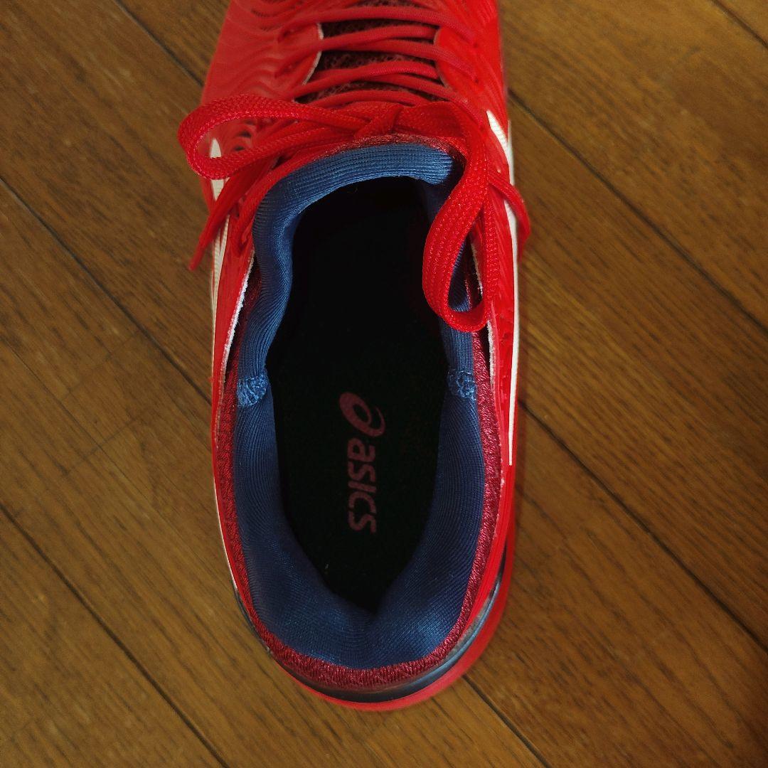 極美品 asics court FF2 アシックス オールコート 赤 レッド