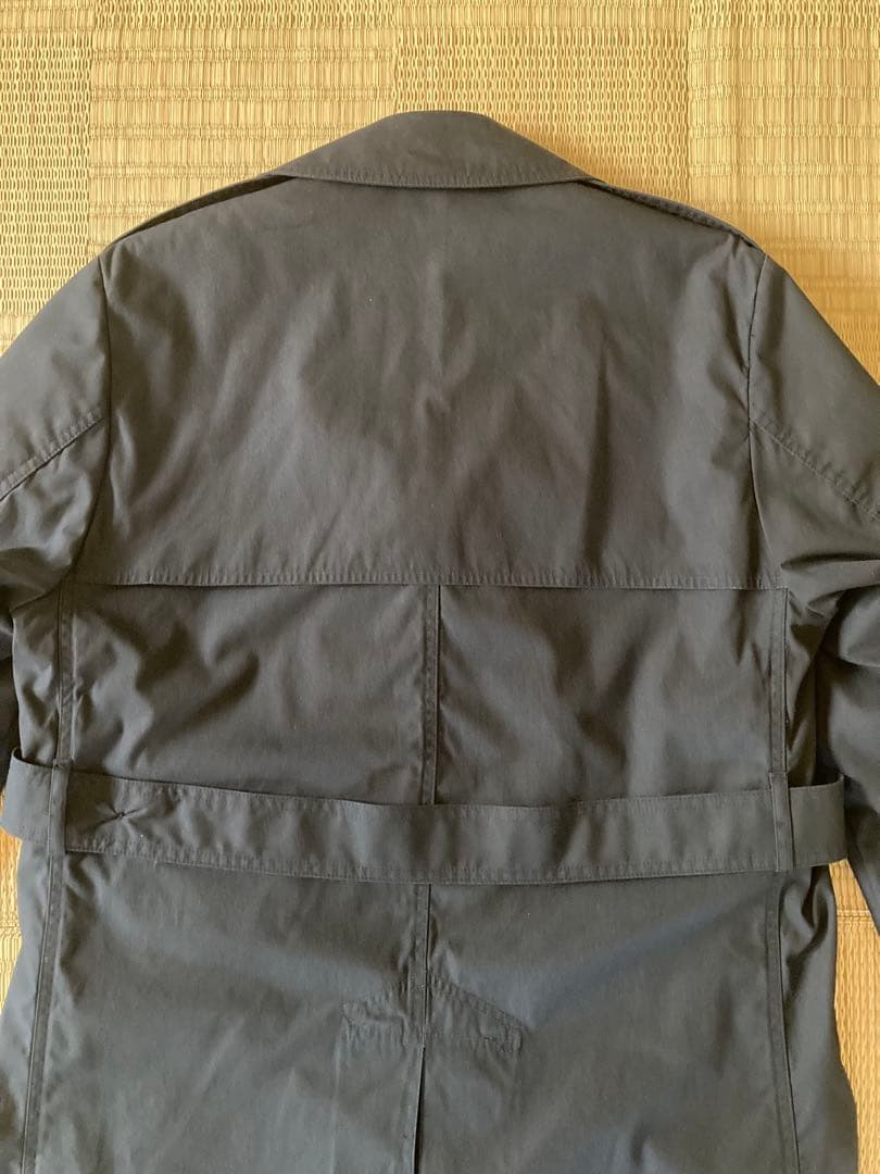 美品　米軍実物　US.NAVY トレンチコート　ブラック　40S ライナー付き