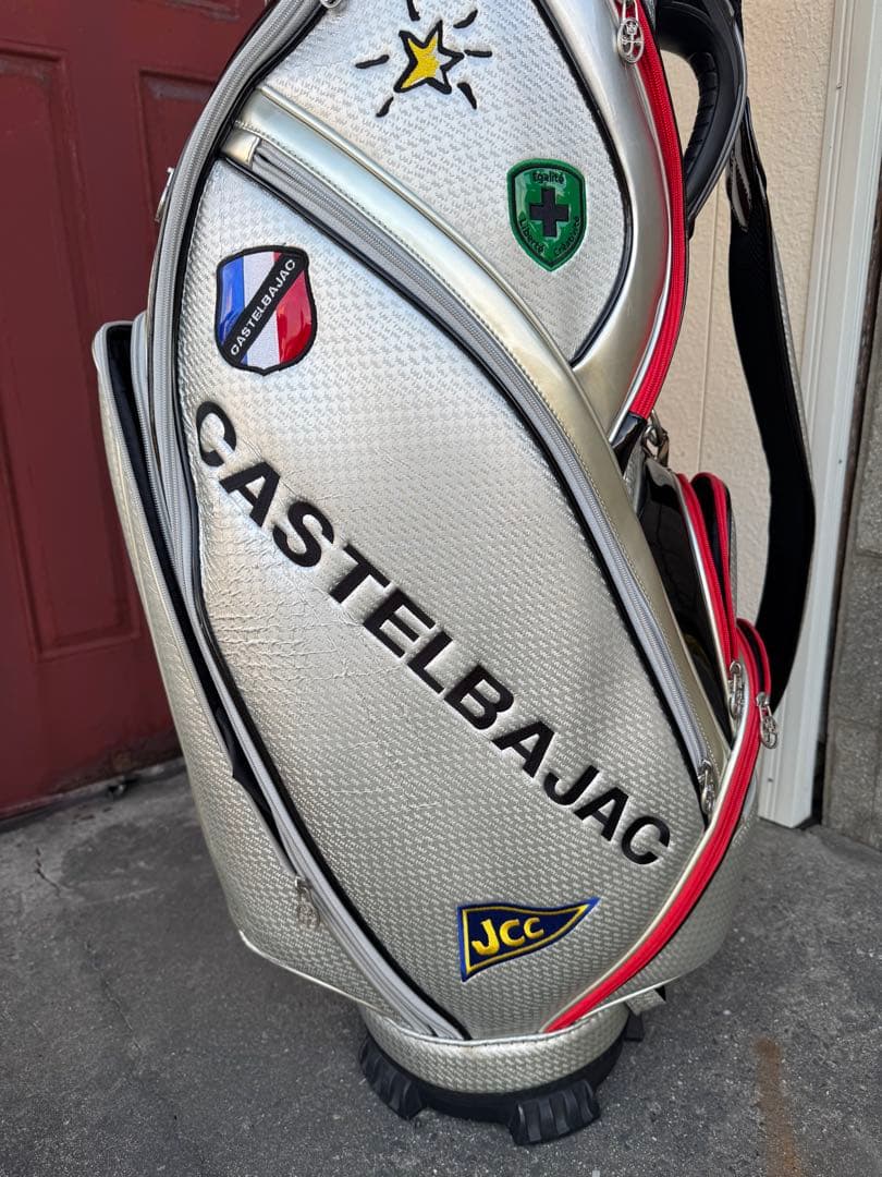 CASTELBAJAC シルバーキャディバッグ