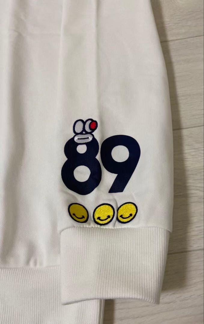 新品 正規品 パーリーゲイツ どうしちゃったPGスウェット 白 サイズ6