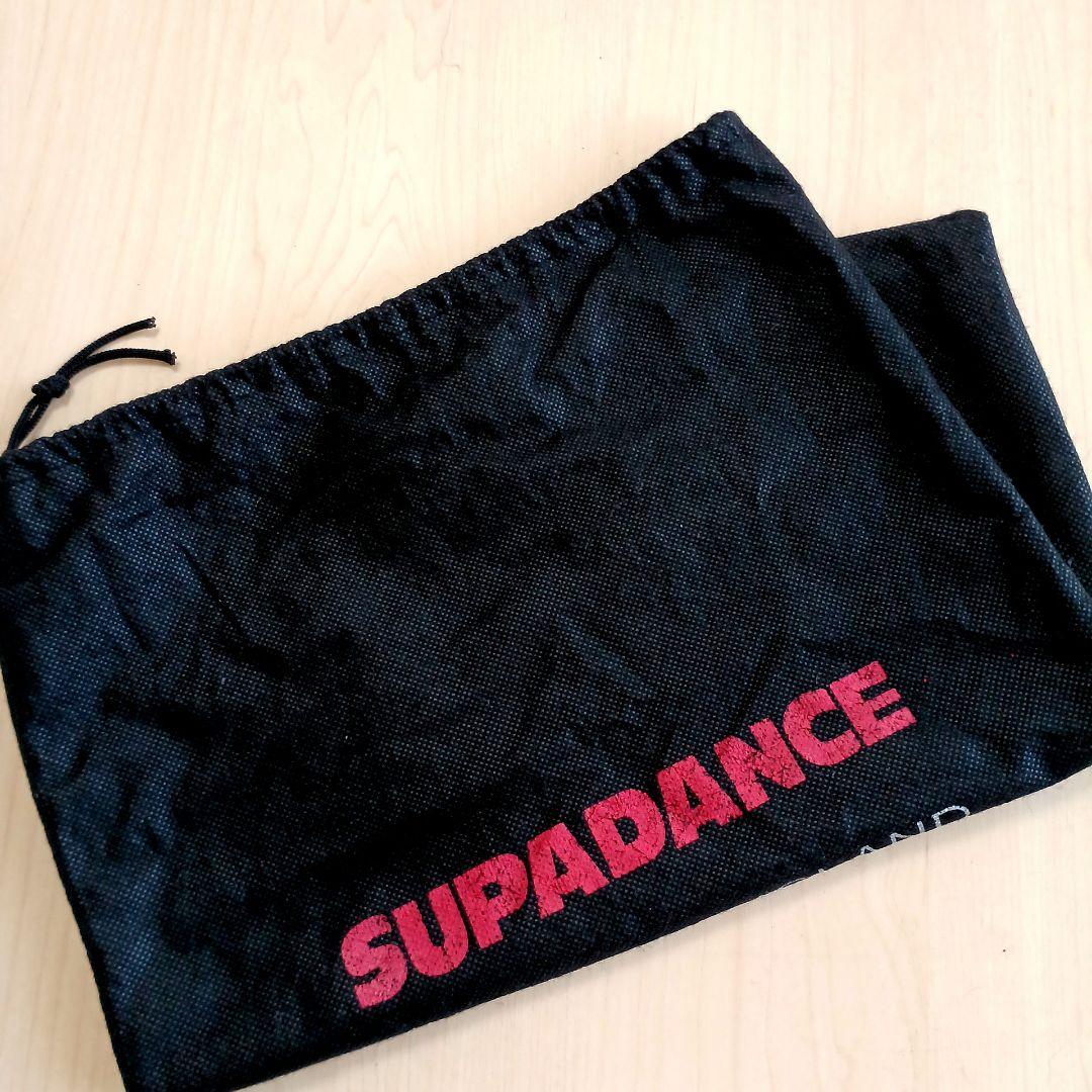 スーパー　社交ダンスレディースシューズ　黒いレザー　23.5cm