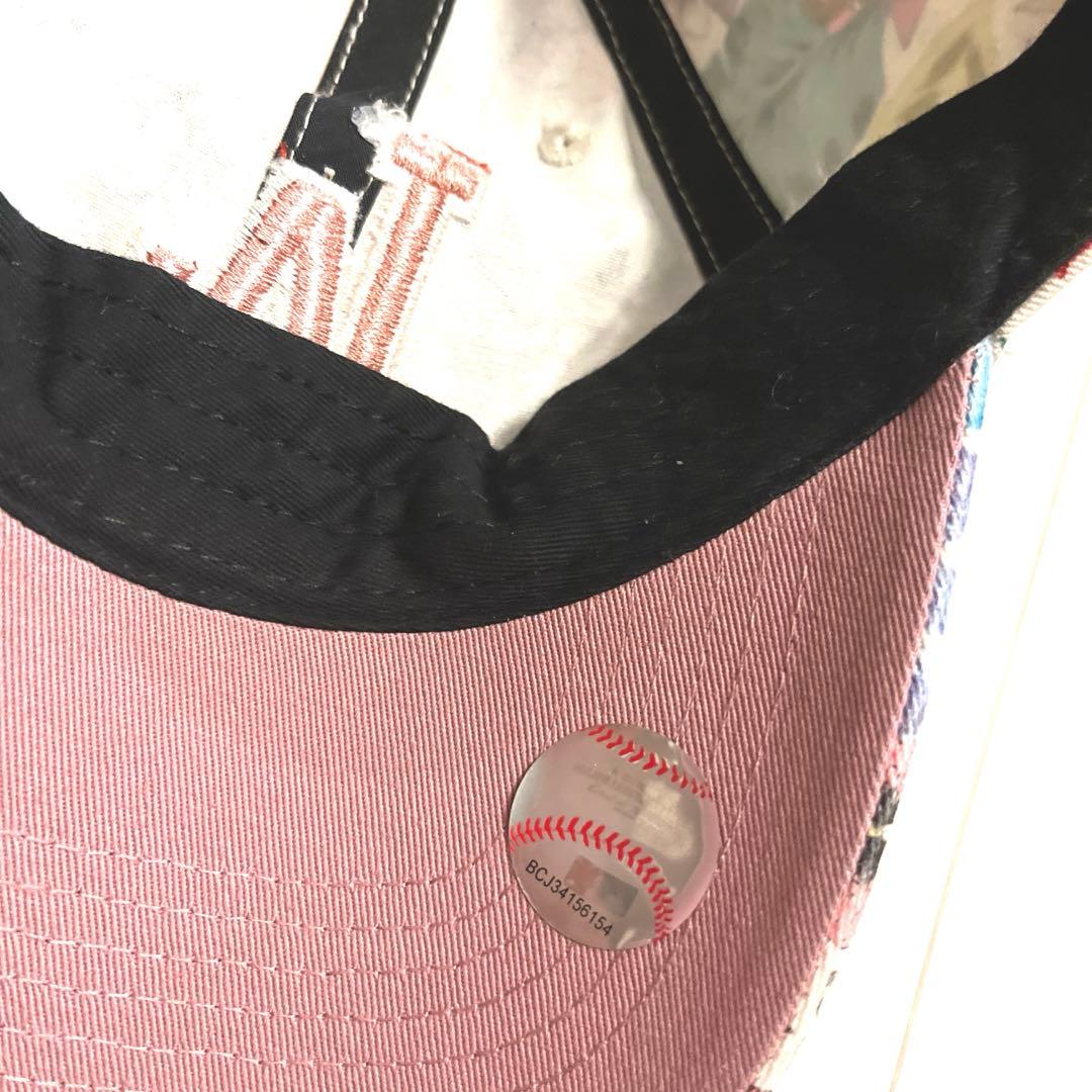 ★ドジャース　キャップ　47 花柄 ボタニカル