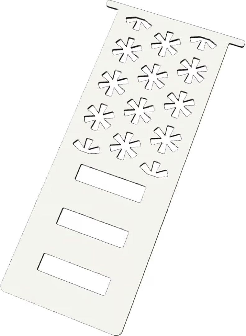スノーピークフラットバーナー 足長プレート 器具栓延長プレート付き