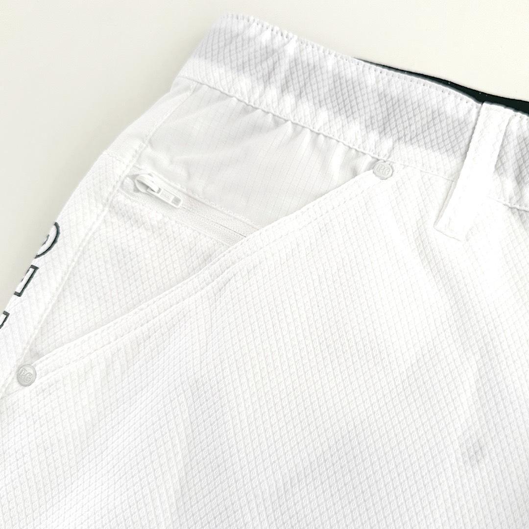 633 パーリーゲイツ定価26,400円ドットエアホワイトショートパンツ4 M