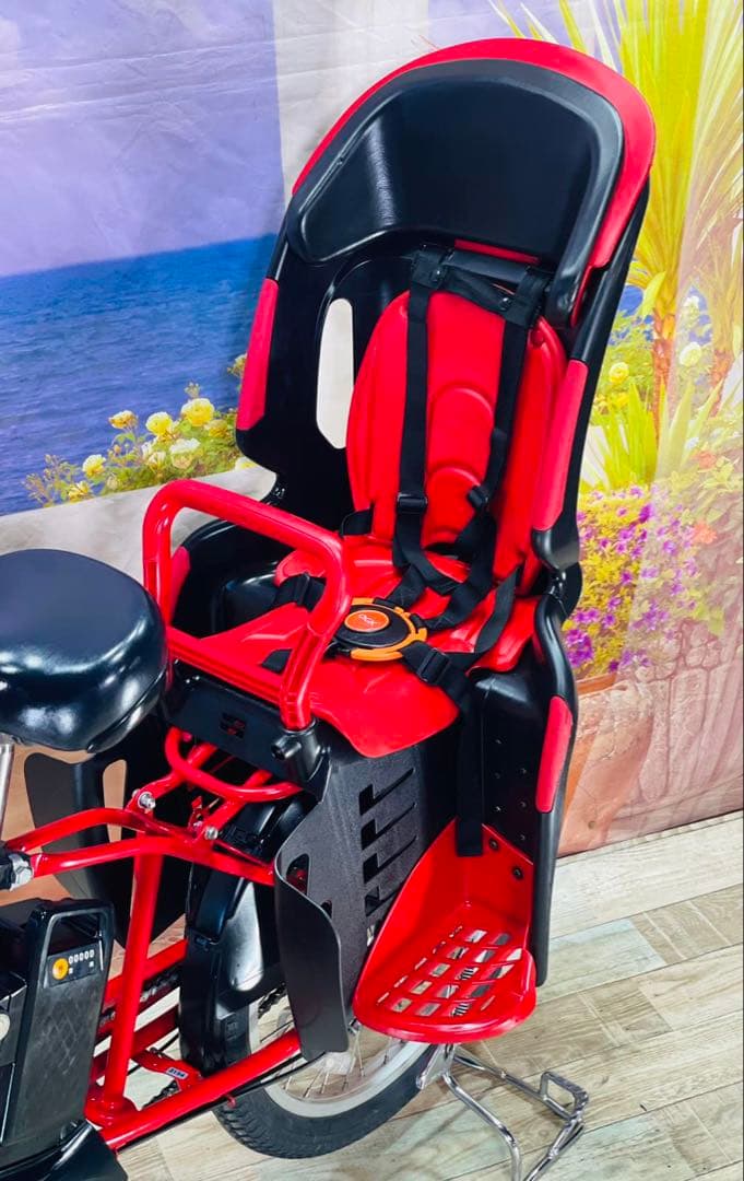 パナソニックギュット⭐️12AH！子供乗せ電動アシスト自転車Y3154