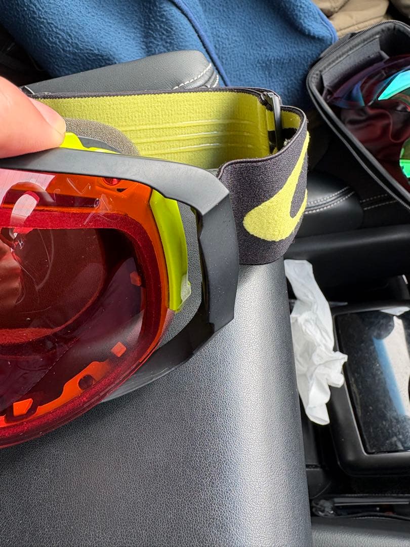 【値下げ】Oakley エアブレイク プリズム スペアレンズ有り ゴーグル