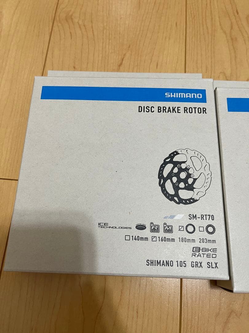 シマノ sm-rt70-s 160mm ローター 2点セット