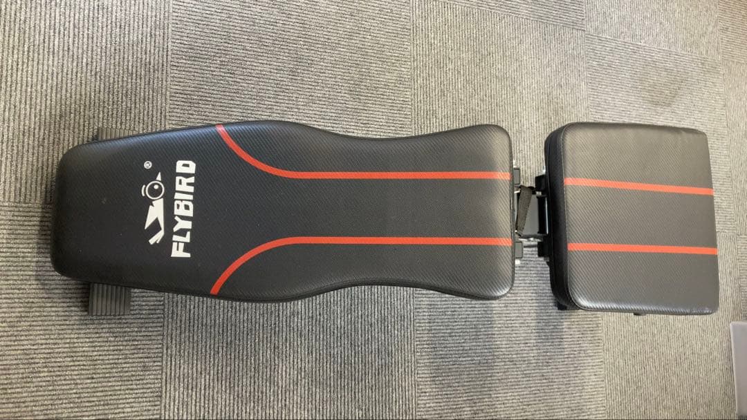値下げ中！〈極美品〉トレーニングベンチ　FLYBIRD 可変式フラットベンチ