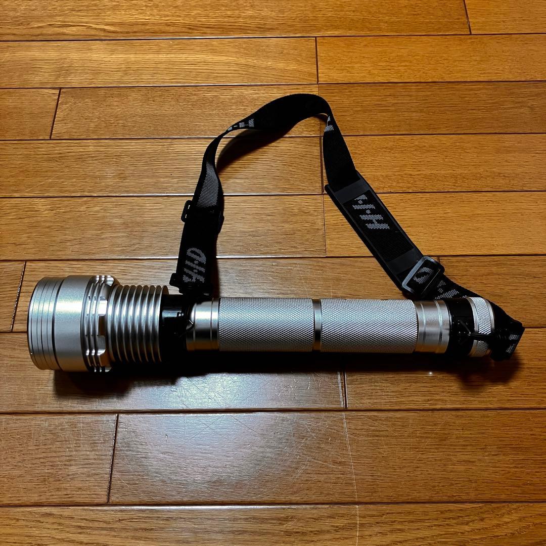 希少 美品 85W 7500ルーメン HID懐中電灯 スポットライト 釣り GT