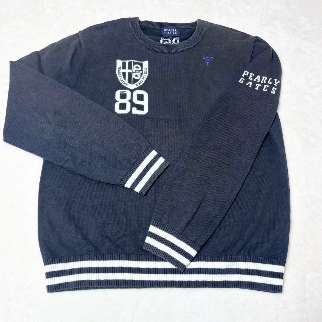 【美品】パーリーゲイツ　PEARLY GATES 長袖ニットセーター　サイズ5